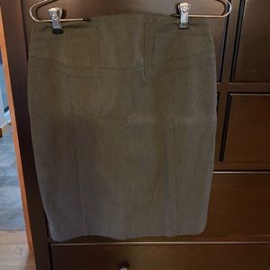 Express gray pencil skirt